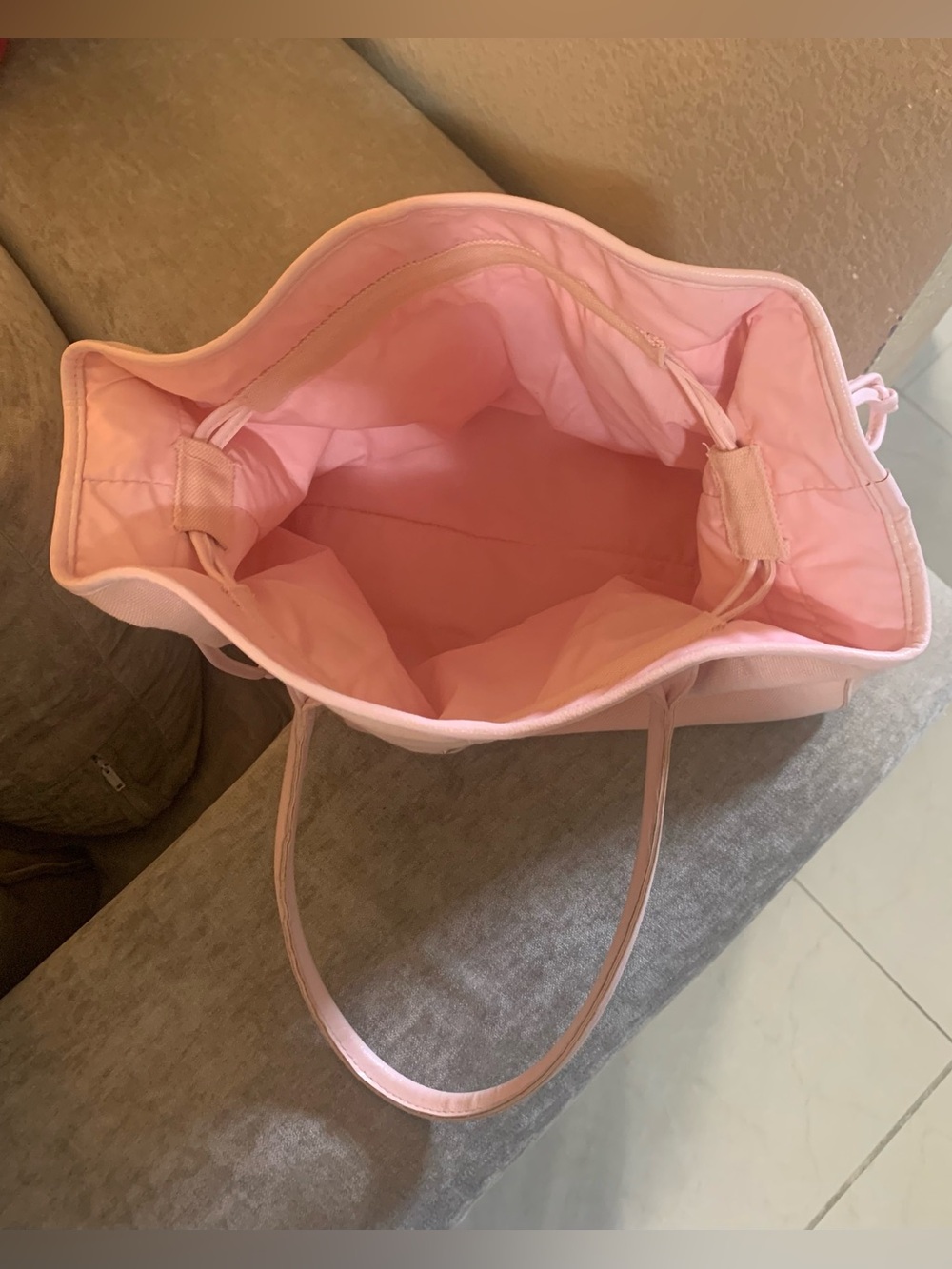 Ralph Lauren Y2K Light Pink Tote Bag - Picture 5 of 10